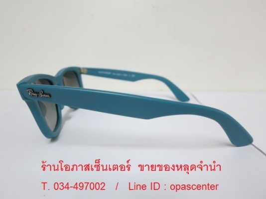 แว่นกันแดด RAYBAN RB2140 กรอบเขียว 884-71 3N 50-22 ของแท้ สภาพใหม่มาก ยกกล่อง ส่งฟรี