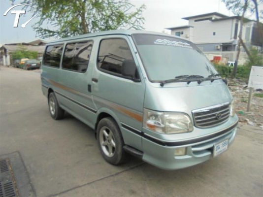 TOYOTA HIACE ปี2003 เครื่อง 3.0 GL โฉม หัวจรวด ปี 92-04 พาวเวอร์ สภาพพร้อมใช้ไม่เคยชน ต้องเก็บบ้าง ราคาต่อรองได้จ้า