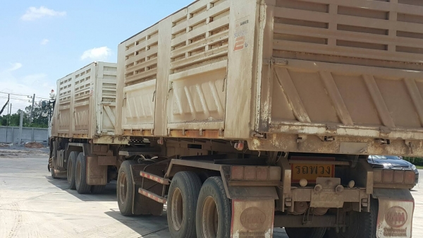 ขายด่วนHINO MEGA344ปี56สองเพลาดั้มแม่ลูกๆ3เพลาสภาพพร้อมใช้ราคาโทร0856842587