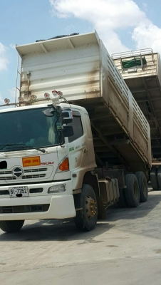 ขายด่วนHINO MEGA344ปี56สองเพลาดั้มแม่ลูกๆ3เพลาสภาพพร้อมใช้ราคาโทร0856842587