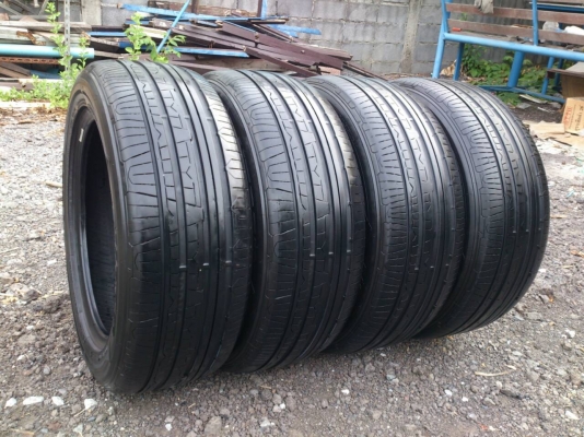 ขายยาง NITTO 205/55R16 MADE IN JAPAN ยางส้ปดาห์ที่04 ปี15 ดอกยางเต็มหนาสดเท่ากันไม่ร้าวไม่แตกลาย สวยๆ จำนวน 1 ชุด
