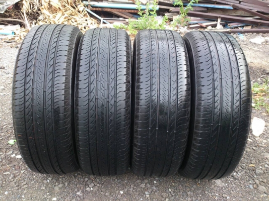 ขายยาง บริดสโตน อีโคเปีย 225/65R17 ยางสัปดาห์ที่06 ปี15 ดอกยางหนาสดนิ่มลึกไม่ร้าวไม่แตกบายไม่มีปะสวยๆ จำนวน 1 ชุด