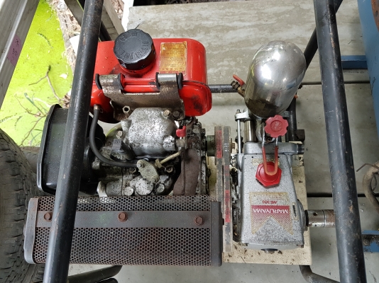 ชุดปั้มฉีดยา พร้อมเครื่องดีเซล เก่าญี่ปุ่น