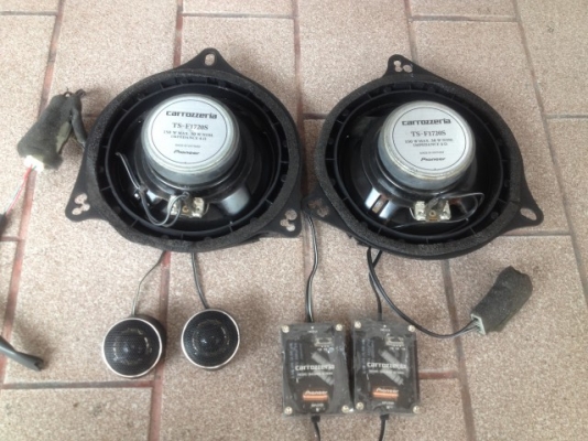 ลำโพง6นิ้วเเยกชิ้น PIONEER TS F1720S เก่าญี่ปุ่นสภาพสวยครบๆ ลำโพง6นิ้วเเยกชิ้น PIONEER TS F1720S เก่าญี่ปุ่นสภาพสวยครบๆ