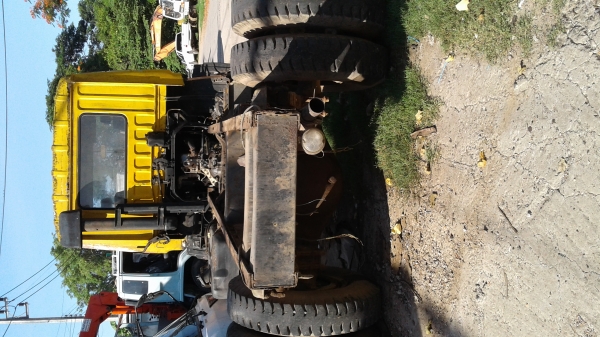 ขายรถฟูโซ่หกล้อหัวคัชซีตามสภาพช่วงล้อ3.70เหมาะทำดั๊มพ์