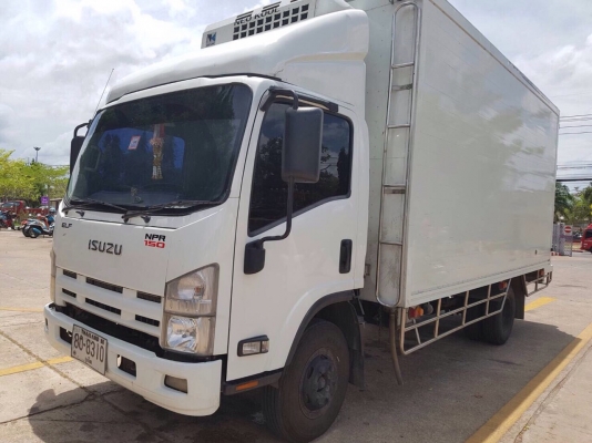 ขายรถบรรทุกตู้เย็น ISUZU NPR เครื่อง 150 แรง ปี 53 ทะเบียนพร้อม