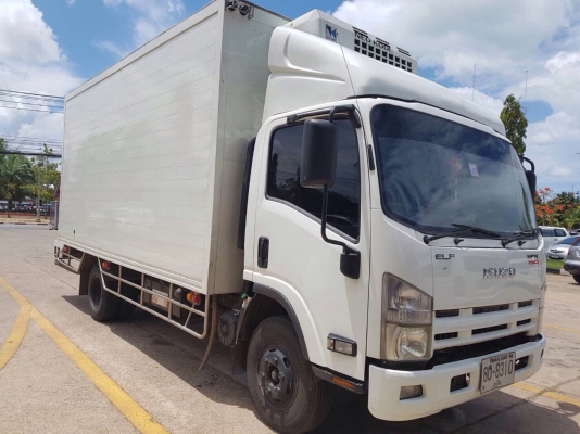 ขายรถบรรทุกตู้เย็น ISUZU NPR เครื่อง 150 แรง ปี 53 ทะเบียนพร้อม