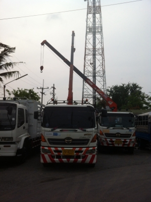 Hino 6ล้อ fg1j 212แรงม้า ปี51-53 ติดเครนunic 3.5ตันขึ้น 6คัน พร้อมหาง2เพลาปี51-53