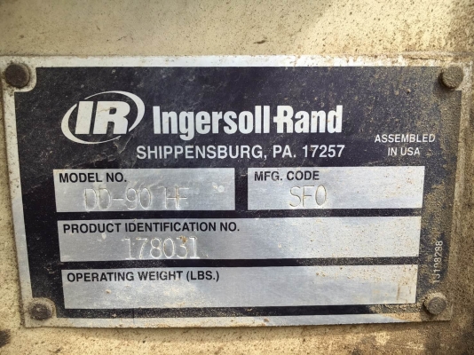 Ingersoll Rand DD90HF รถเบรกดาวน์ นำเข้าจากญี่ปุ่น โทร. 080-6565422 (หนิง)