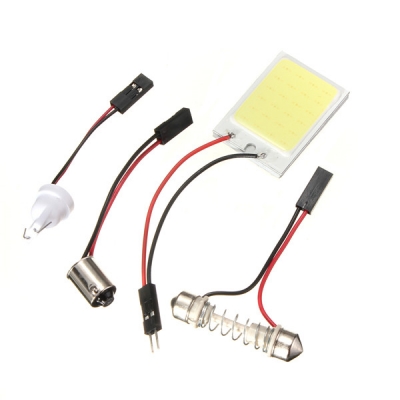 ชุดหลอดไฟแบบ LED แปะติดในรถแทนไฟหลอดใส้ที่ความร้อนสูง