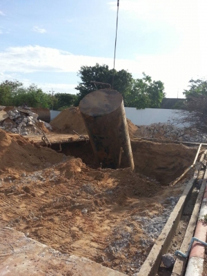 ขายถังใต้ดิน 20000 ลิตรเพิ่งขุด สดๆ