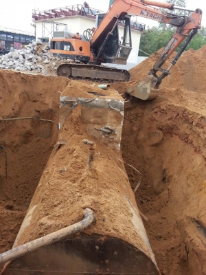 ขายถังใต้ดิน 20000 ลิตรเพิ่งขุด สดๆ