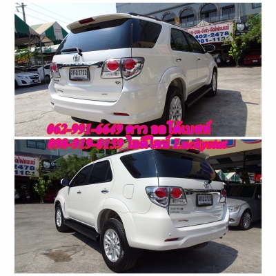TOYOTA FORTUNER 3.0V NAVI เกียร์AT 4WD ปี2014 โทร 062-991-6649 ดาวออโต้เบสท์