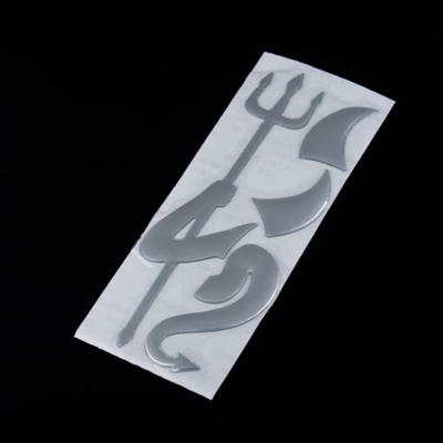 แผ่นสติกเกอร์ 3 D ตกแต่งโลโก้รถยนต์ 3D พิเศษ Chrome สำเร็จรูป โดยใช้ผงซักฟอกในการทำความสะอาดพื้นผิวของเป้าหมายก่อนที่จะติด บน มาพร้อมกับกาวที่ด้านหลังเพียงเปลือกและติด