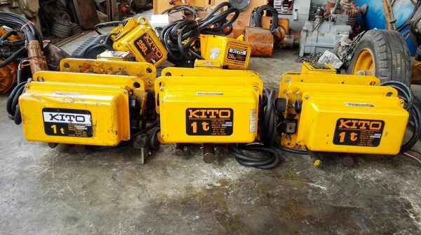 ** SOLD ** ตัวเดินราง KITO 1 Ton ระบบไฟตรงแท้ 380V.สภาพสวยสดใหม่มาดูมาเทสก่อนได้ครับ!!