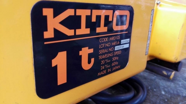 ** SOLD ** ตัวเดินราง KITO 1 Ton ระบบไฟตรงแท้ 380V.สภาพสวยสดใหม่มาดูมาเทสก่อนได้ครับ!!
