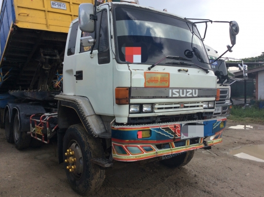 สิบล้อหัวลากISUZU เครื่องEK100เกียร์อินตั้นเครื่องฟิตใหม่(เฉพาะหัว)