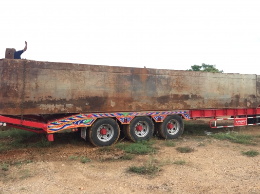 ขาย เรือโป๊ะ สำหรับรถแบ็คโฮ200 แบบแยก2ชิ้น ขาย เรือโป๊ะ สำหรับรถแบ็คโฮ200 แบบแยก2ชิ้น