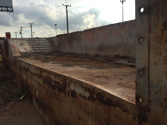 ขาย เรือโป๊ะ สำหรับรถแบ็คโฮ200 แบบแยก2ชิ้น ขาย เรือโป๊ะ สำหรับรถแบ็คโฮ200 แบบแยก2ชิ้น