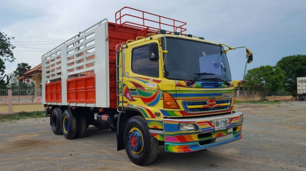 ขาย HINO MEGA FL1J 260 แรงม้า ปี48 กระบะล่องไม่ดั้มสามมิตร
