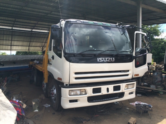 ขายเทรนเลอร์ ISUZU FXZ23NFY เครื่อง6SD1 เทอร์โบอินเตอร์ 270 แรง หัวจิ๊กก้า ราคา 1050000 บาท แพใหม่เหล็กบีมขึ้น 320