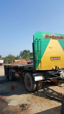 ขายพ่วงพื้นเรียบ3เพลา(ยัดมาจากอู่เลย)ยังไม่ได้ลงเล่ม