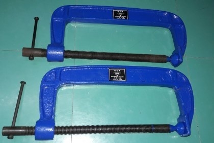 ขายซีแคมตราเพชรจับงานขนาด8" ปากจับงานได้6"ALLOY STEEL.งานเก่าเก็บ