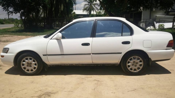 !!! รถบ้านแท้ รถข้าราชการครู ผู้หญิงใช้ TOYOTA COROLLA AE 101 1.6 GLI แก๊สหัวฉีด