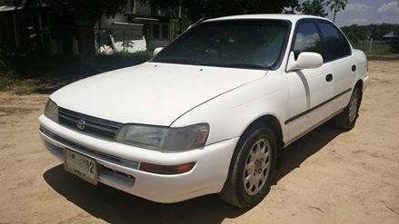 !!! รถบ้านแท้ รถข้าราชการครู ผู้หญิงใช้ TOYOTA COROLLA AE 101 1.6 GLI แก๊สหัวฉีด