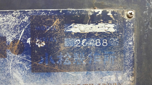 ขายรถแบคโฮ KOMATSU PC60-5 มีที่คีปไม้กับบุ้งกี๋ ราคา 350000