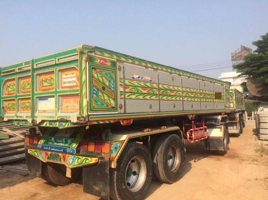 ขายรถพ่วงแม่-ลูก HINO Serie500 แท้จากห้าง เครื่อง NGV 360 แรงม้า กระบะ ต่ออู่ ST นครปฐม ตัวลูก 3 เพลา เล่มพร้อมโอน