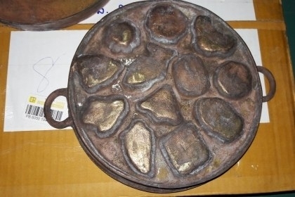 ขายแม่พิมบ็อกทองเหลืองทำขนมทองเหลืองเก่า