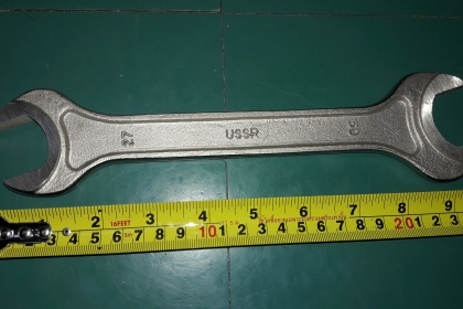 ขายประแจปากตายรัสเซียเบอร์27/30งานเก่าเก็บ USSR Made in Rusia.