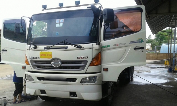 รถฮีโน่ 10 ล้อดั้ม FM1A  330 แรงม้า ปี 53.  ( ขาย แม่ , ลูก. )    สนใจติดต่อ  081 - 6079515