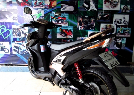 MIO 125i gtx สีดำนํ้าตาล ตัวท๊อปล้อแมกซ์ ระบบหัวฉีดอัจฉริยะ YMJET-FI ประหยัดน้ำมัน แถม 3 รายการ 25900