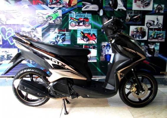 MIO 125i gtx สีดำนํ้าตาล ตัวท๊อปล้อแมกซ์ ระบบหัวฉีดอัจฉริยะ YMJET-FI ประหยัดน้ำมัน แถม 3 รายการ 25900