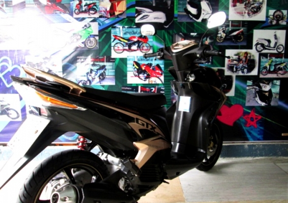 MIO 125i gtx สีดำนํ้าตาล ตัวท๊อปล้อแมกซ์ ระบบหัวฉีดอัจฉริยะ YMJET-FI ประหยัดน้ำมัน แถม 3 รายการ 25900