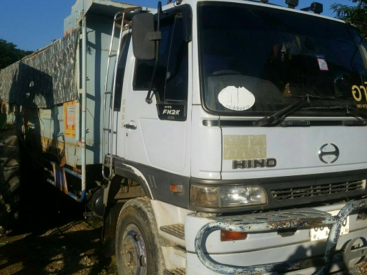 รถสิบล้อพ่วง ฮีโน่ FM2K เเม่ดั้มลูกไม่ดั้ม ปีจดทะเบียน 2545