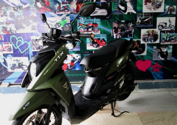 TTX  สีเขียวดำ ลายทหาร ลิมิเต็ด  หัวฉีด กระบอกสูบ DiASil ช่วยประหยัดน้ำมันขั้นเทพ  แถม 3 รายการ