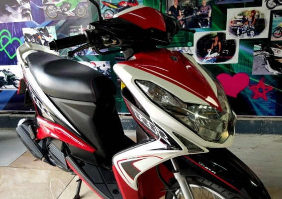 MIO 125 i ลายใหม่ล่าสุด สีขาวแดง สีขายดี รถสภาพใหม่ไมล์น้อย เดิมทุกอย่าง แถม 3 รายการ