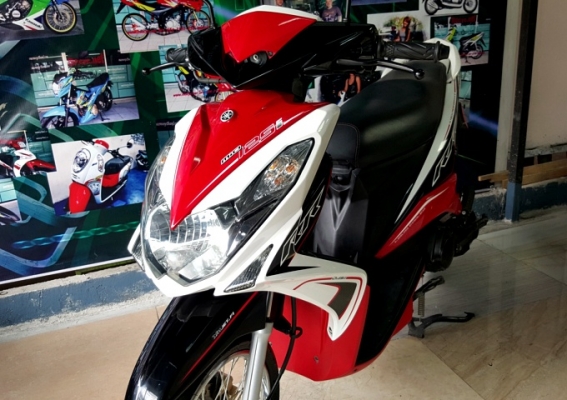 MIO 125 i ลายใหม่ล่าสุด สีขาวแดง สีขายดี รถสภาพใหม่ไมล์น้อย เดิมทุกอย่าง แถม 3 รายการ