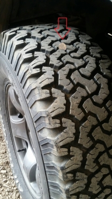 ยางBF ALL Terrain 31x10.50R15LT ปี09 USA