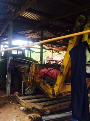 เทรนเลอร์เพลาเดียวขึ้นรถเกี่ยว