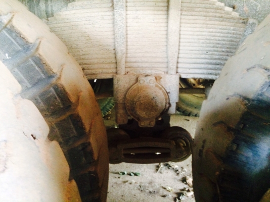 เทรนเลอร์เพลาเดียวขึ้นรถเกี่ยว