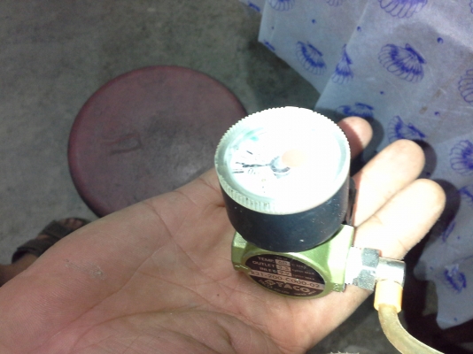 อุปกรณ์ปรับตั้งแรงดันลมก่อนไปใช้งาน ตั้งแรงดันลมได้ตามต้อง