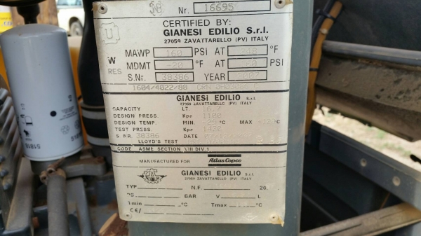 ขาย เครื่องปั๊มลม ATLAS COPCO XAS 67 ขนาด 11 บาร์ มีเทรเลอร์ พ่วงลาก ลมแรง เก่านอก