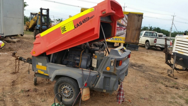 ขาย เครื่องปั๊มลม ATLAS COPCO XAS 67 ขนาด 11 บาร์ มีเทรเลอร์ พ่วงลาก ลมแรง เก่านอก