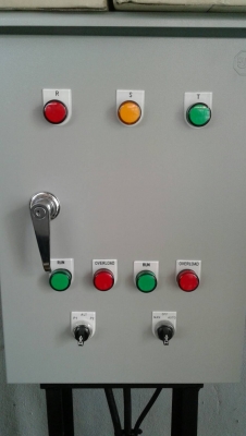 จำหน่าย ตู้คอลโทรลปั๊มน้ำ แบบสลับการทำงาน Auto-Manual (Tel. 0917069991)