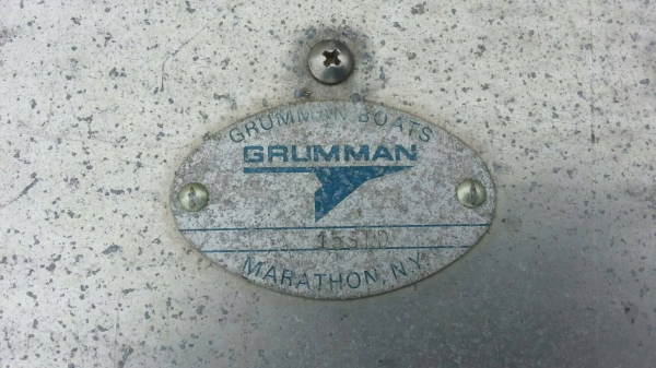 GRUMMAN เรือแคนนูอลูมิเนียม GBM49724M77A-5A ‪#&lrm;ขาย25000‬฿ สอบถามโทร‬. 081-4047671 คุณนรินทร์