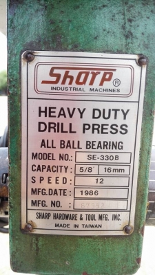 ** ขอบคุณผู้ซื้อ&amp;พี่เสือครับ **เจาะชาร์ป SHARP Made in Taiwan ระบบไฟบ้าน Mitsubishi 220V. งานเนียนตาเจ้าของเดิมรักษาดีไม่มีช้ำมาเทสก่อนได้